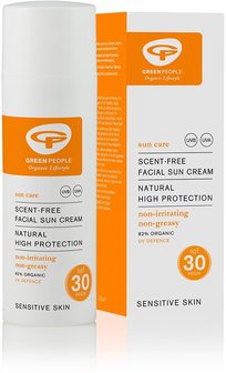 Zonnebrandcr&egrave;me SPF 30 | Gezicht | Parfumvrij