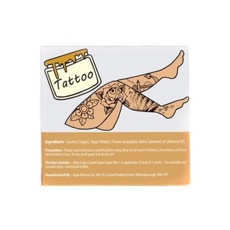 Tattoo hair removal kit | Ingredi&euml;nten