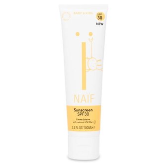 Zonnebrandcr&egrave;me Baby &amp; Kind SPF 30 | Na&iuml;f