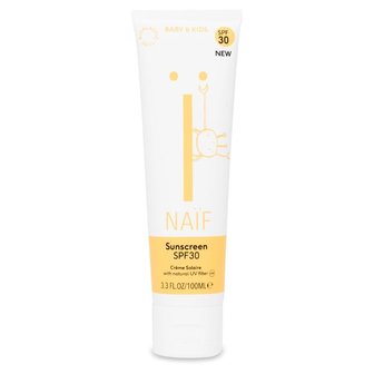 Zonnebrandcr&egrave;me Baby &amp; Kind SPF 30 | Na&iuml;f