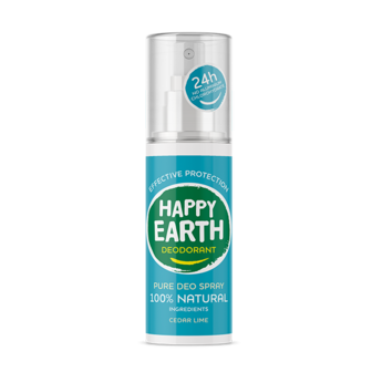 Deo spray Cedar &amp; Lime | Happy Earth