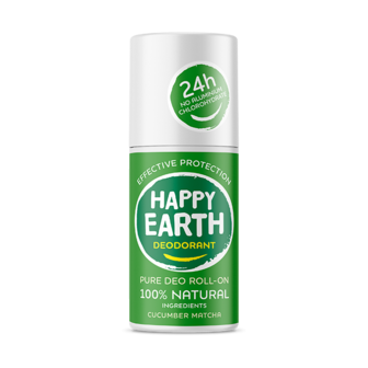 Deo roll-on Cucumber &amp; Matcha | Happy Earth