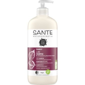 Shine Shampoo Organic Birch Leaf &amp; Plant-Based Proteins | Sante