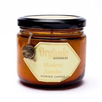 Geurkaars sojawas Jasmijn | Organic Goodness