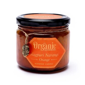 Geurkaars sojawas Sinaasappel | Organic Goodness