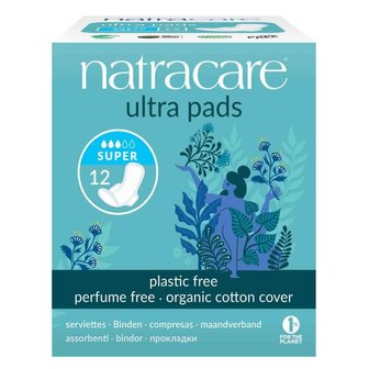 Maandverband Super Met Vleugels / Natural Ultra Pads Super