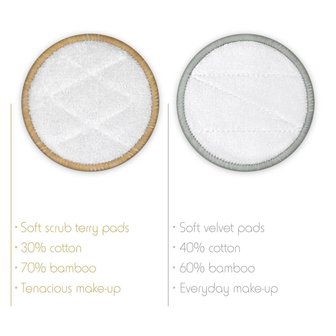 Make-up remover pads &amp; scrubpads | Bambaw
