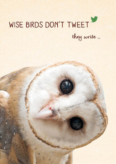 Kaart: Wise birds don&#039;t tweet | Zintenz