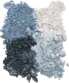 4 kleuren blauw en witte oogschaduw | Lavera
