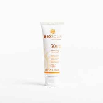 Zonnebrandcr&egrave;me SPF 30 voor gezicht | Biosolis