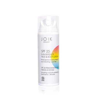 Sun defence lotion face & body SPF25 | Joik 