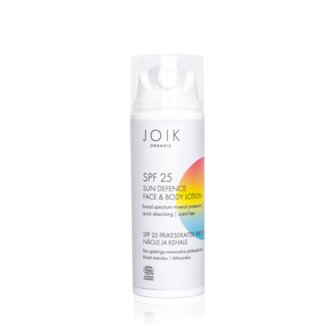 Sun defence lotion face &amp; body SPF25 | Joik 