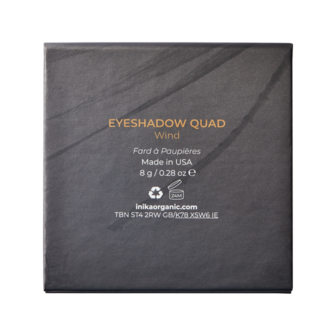 Quat Eyeshadow Palette: Wind | Inika cosmetics