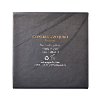Quat Eyeshadow Palette: Flowers | Inika cosmetics