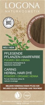 Haarverf ash brown | Logona