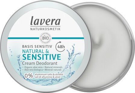 Deodorant cr&egrave;me Natural &amp; Sensitive | Lavera