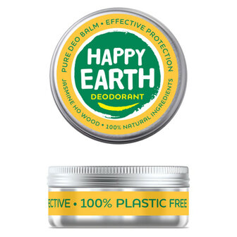 Deodorant balm Jasmine &amp; Ho Wood | Happy Earth