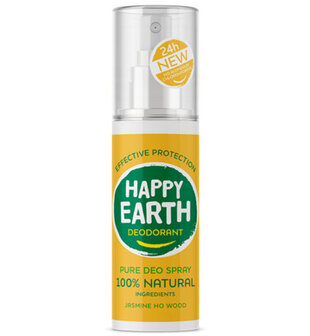 Deodorant spray Jasmine &amp; Ho Wood | Happy Earth