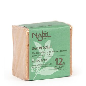 Pure Aleppo Olive Soap 12% Laurier | Najel