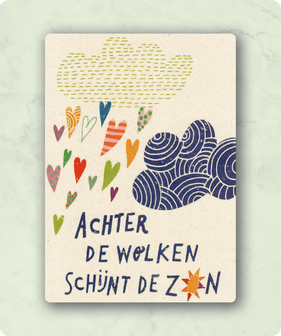 Kaart: Achter de wolken schijnt de zon | Zintenz