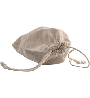 Jute zakje met trekkoord