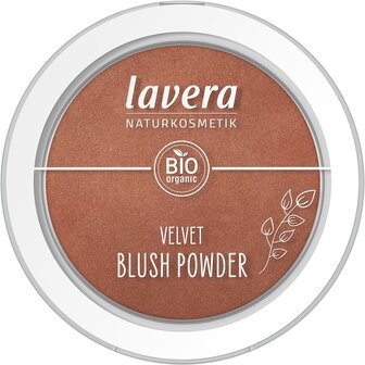 Velvet blush powder: Cashmere Brown | Lavera