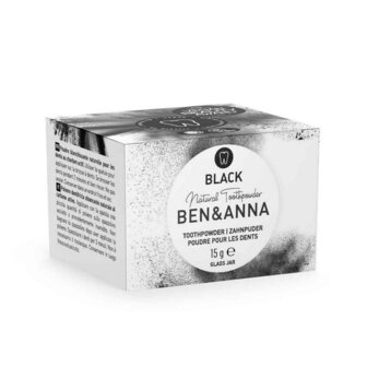Black Active Charcoal Toothpowder | Ben &amp; Anna