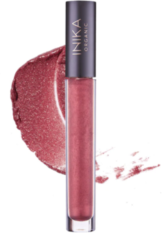 Lip glaze: Rosewood | Inika