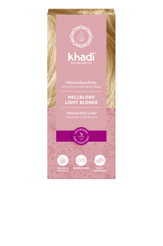 Plantaardige haarkleuring: Licht blond | Khadi