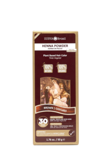 Henna Haarkleuring: Powder Brown | Surya Brasil