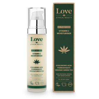Superfood Moisturiser: Granaatappel &amp; Hyarulonzuur | Love ethical beauty