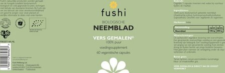 Fushi Wellbeing - Biologisch Neemblad