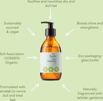 Fushi - Argan &amp; Amalaki Shampoo GLASS BOTTLE