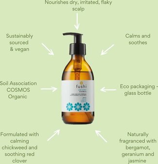 Fushi - Scalp Soother Herbal Shampoo GLASS BOTTLE