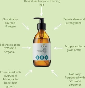 Fushi - Stimulator Herbal Shampoo GLASS BOTTLE