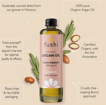 Fushi - Organic Argan Oil, Organic 100 ml