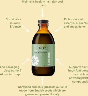 Fushi - Black Seed Oil, Organic 250ml