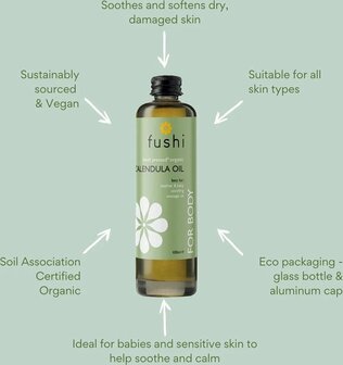 Fushi - Calendula Oil (Marigold), Organic - 100ml