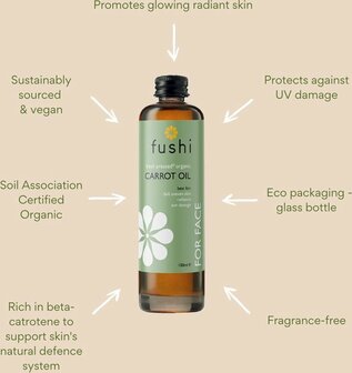 Fushi - Carrot Oil 100 ml fresh Pressed