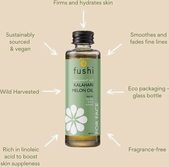 Fushi - Kalahari Melon Seed Oil 50ml FRESH-PRESSED
