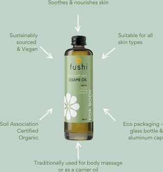 Fushi - Sesame Seed Oil, organic 100 ml
