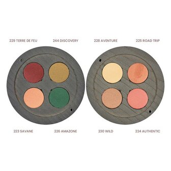 Palette gypsy Travel | BoHo green make-up  2