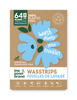 Wasstrips Scent free 64 wasbeurten