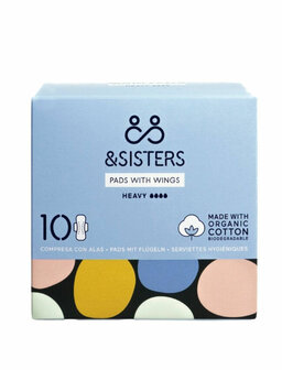 pads with wings heavy 10 stuks