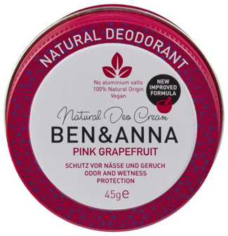 BEN &amp; ANNA - Tin Pink Grapefruit 45g