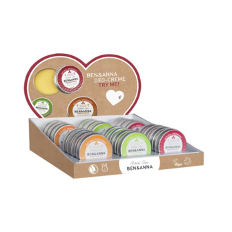 BEN &amp; ANNA - full display deo cream jar