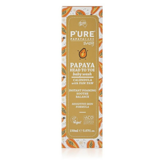 Papaya Baby Head To Toe Wash