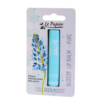 Glossy Lip Balm with Collagen - PURE