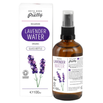 Organic Bulgarian Lavender Water Glass Bottle &ndash; 100 ml