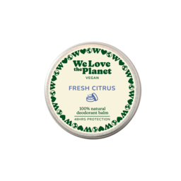 We Love The Planet Fresh Citrus Deodorant Balm - 35 gram